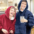 Oversized Sherpa Blanket Sweatshirt with Hood